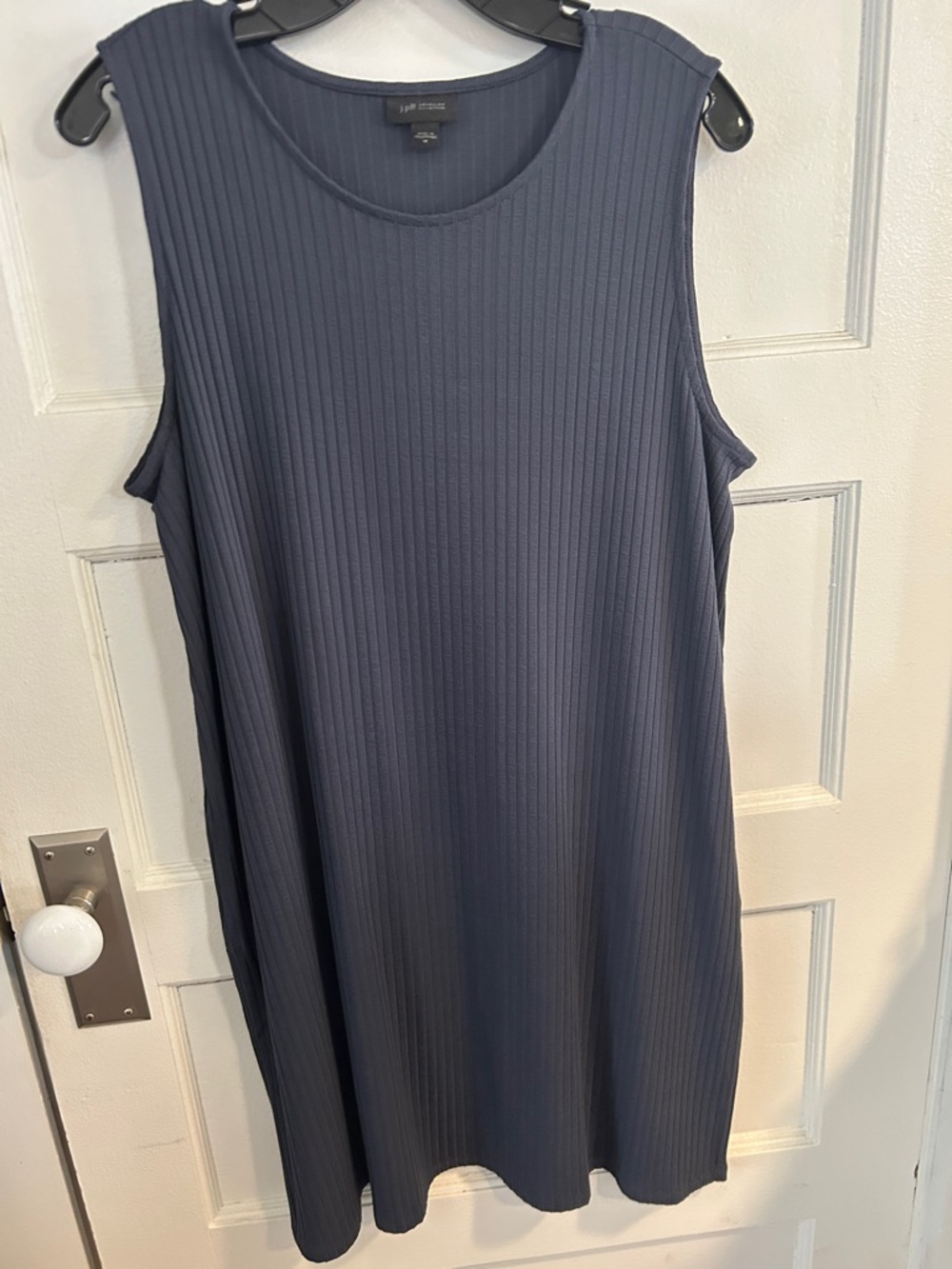 J. Jill Sleeveless Ribbed Tunic in Slate Blue